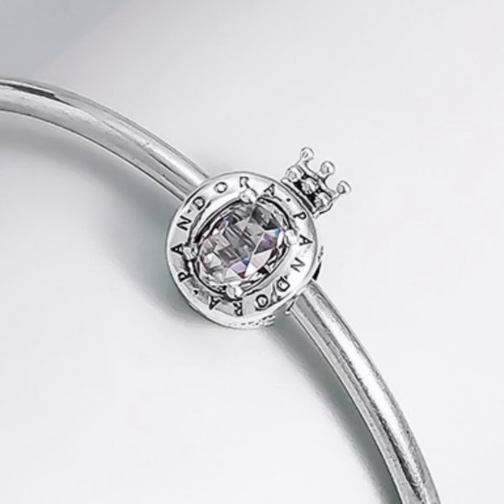 Pandora Clear Sparkling Crown O Charm